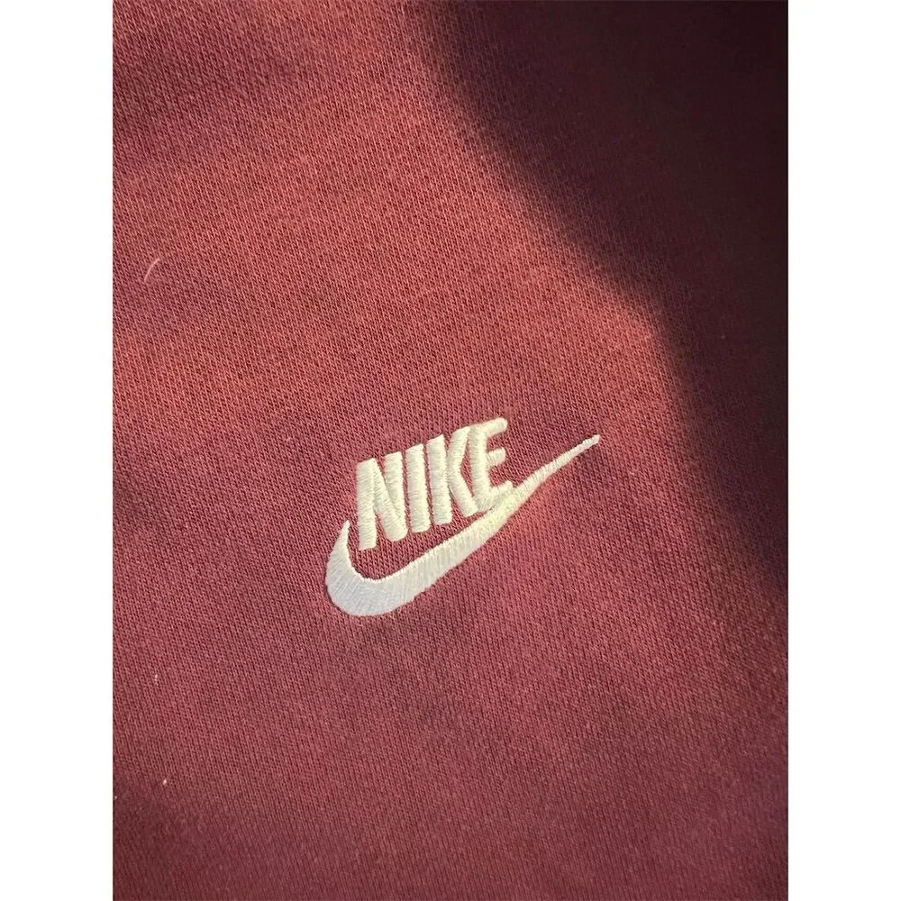 Nike Men's 2XL Burgundy Fleece Joggers Activewear Pants - Picture 4 of 7